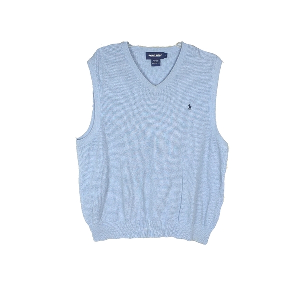 2 Mens L Polo Golf & Ashworth Line Blend Golf Vests - Picture 3 of 10